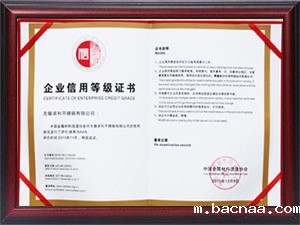 企业信用等级证书