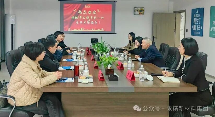 桐城市市长一行新春走访优米app下载直播软件，政企同心共谋发展新篇